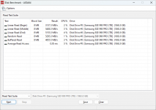 Disk Benchmarks