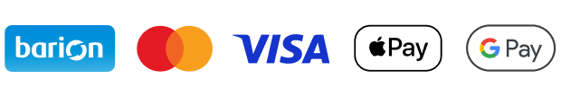 Barion Mastercard Visa ApplePay and Google Pay Accepted
